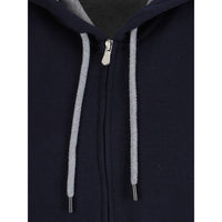 Brunello Cucinelli Blue Cotton Sweatshirt