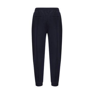 Brunello Cucinelli Blue Cotton Joggers (Workout Pants)