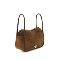 Prada Brown Calf Leather Bos Taurus Handbag