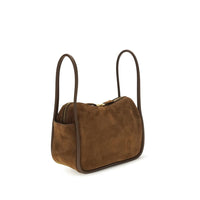 Prada Brown Calf Leather Bos Taurus Handbag