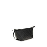 Gucci Black Fabric Clutch Bag