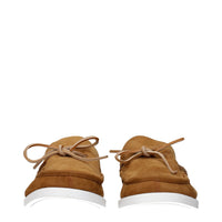 Marni Brown Leather Slip-On Loafers