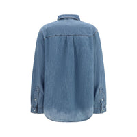 Miu Miu Blue Denim Shirt