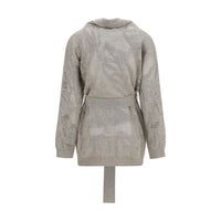 Brunello Cucinelli Beige Linen Cardigan