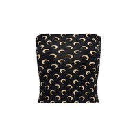 Marine Serre Black Polyamide Sleeveles T-Shirt