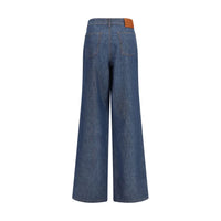 Fendi Blue Cotton Jeans Denim