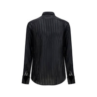 Gucci Black Silk Dress Shirt