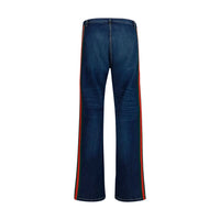 Gucci Blue Cotton Flared Jeans