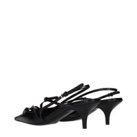 Miu Miu Black Leather High Heel Pumps