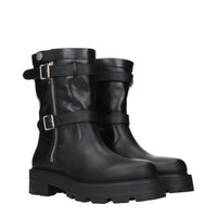 Christian Dior Black Leather Ankle Boots