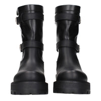 Christian Dior Black Leather Ankle Boots