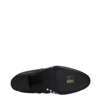 Alaïa Black Leather Ankle Boots