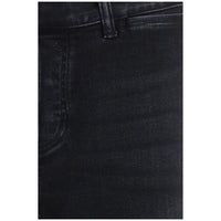 Gucci Black Cotton Flared Jeans
