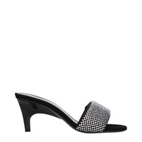 Prada Black Fabric Stiletto Heel Sandals
