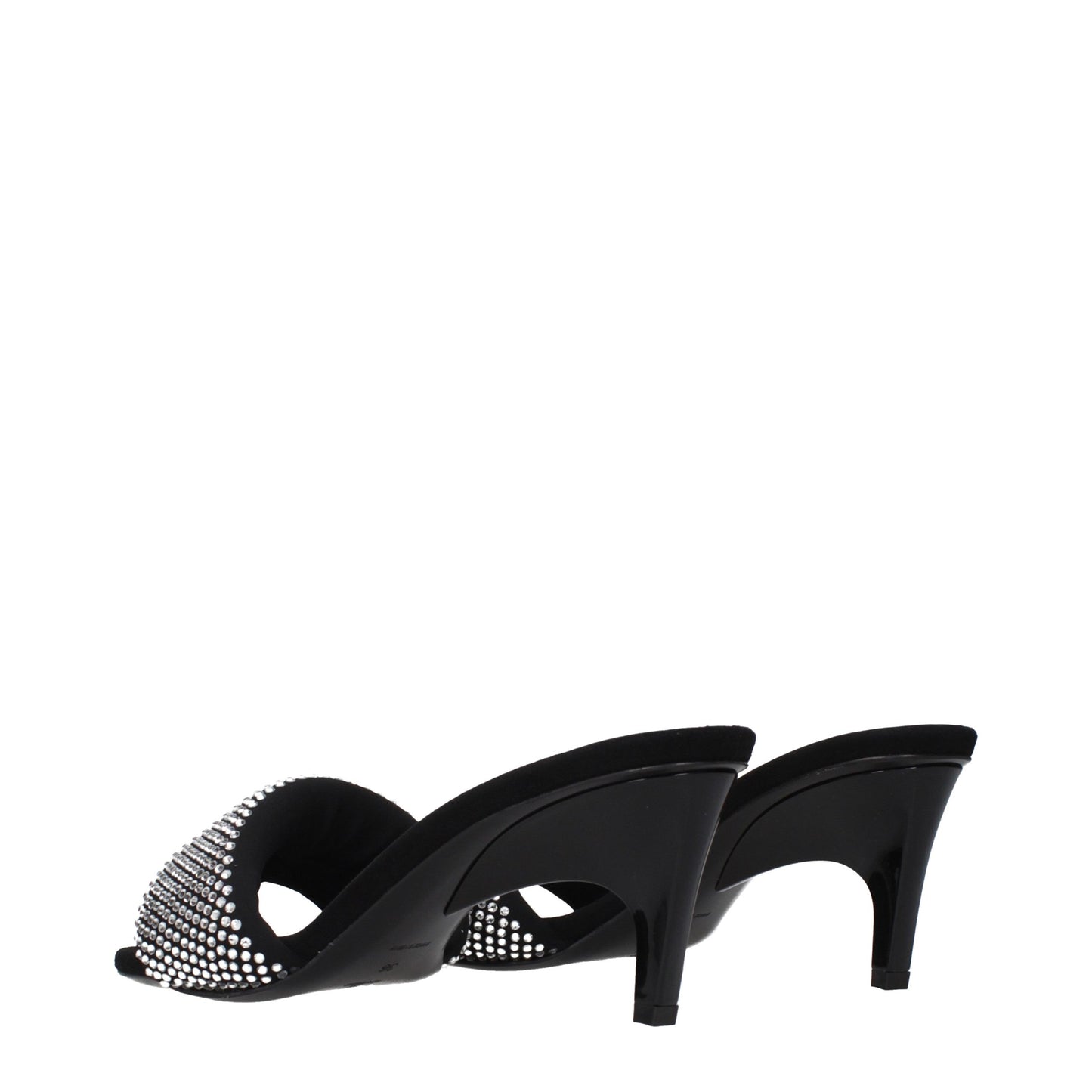 Prada Black Fabric Stiletto Heel Sandals
