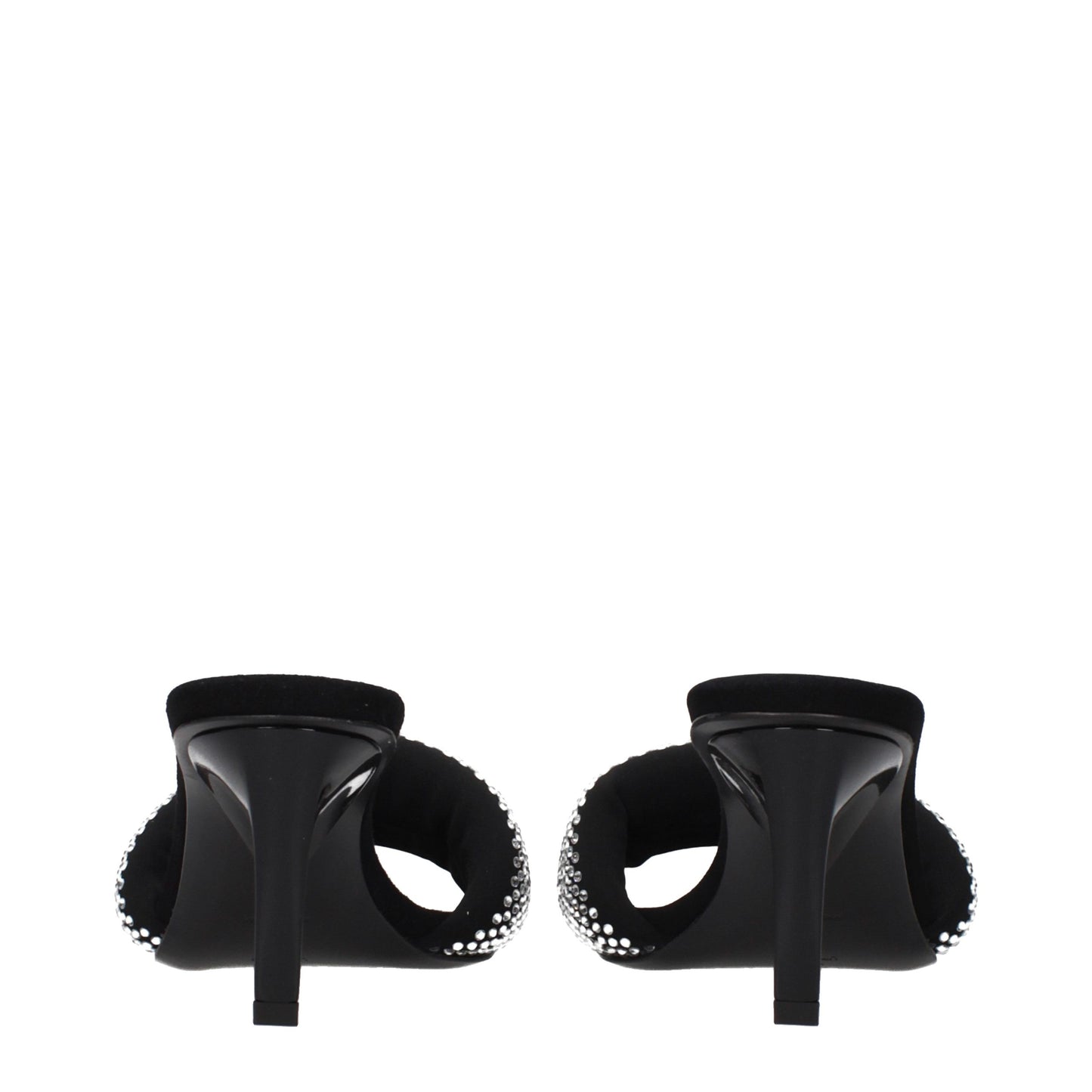 Prada Black Fabric Stiletto Heel Sandals
