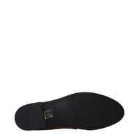 Prada Brown Leather Slip-On Loafers