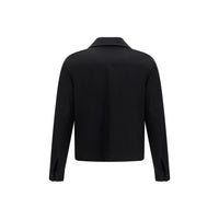 Amiri Black Cotton Full-Length Jacket