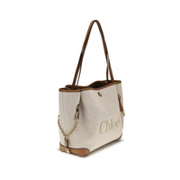 Chloé Beige Cotton Shoulder Bag