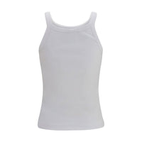 Fendi White Cotton Tank Tops