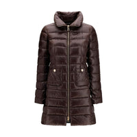 Herno Brown Polyamide Full-Length Jacket