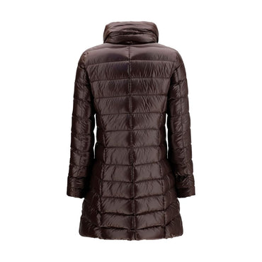Herno Brown Polyamide Full-Length Jacket