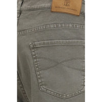 Brunello Cucinelli Bicolor Cotton Jeans Denim