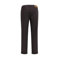Brunello Cucinelli Brown Cotton Cropped Jeans