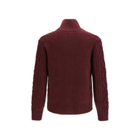 Brunello Cucinelli Bordeaux Cashmere Cardigan