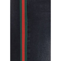 Gucci Black Cotton Straight-Leg Jeans