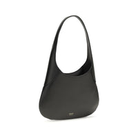 Khaite Black Calf Leather Bos Taurus Handbag