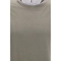 Brunello Cucinelli Bicolor Cotton T-Shirt