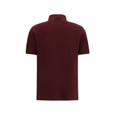 Brunello Cucinelli Bordeaux Cotton Shirt