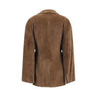 Brunello Cucinelli Brown Viscose Full-Length Jacket