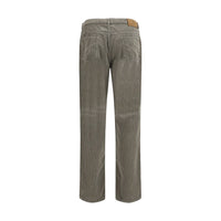 Brunello Cucinelli Bicolor Cotton Casual Pants