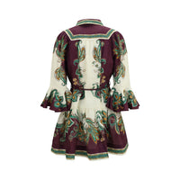 Alemais Multicolor Linen Casual Dress
