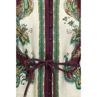Alemais Multicolor Linen Casual Dress