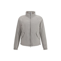 Brunello Cucinelli Gray Polyester Shell Jacket