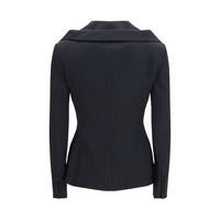Alexander McQueen Black Wool Oves Aries Full-Length Jacket