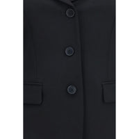 Alexander McQueen Black Wool Oves Aries Full-Length Jacket