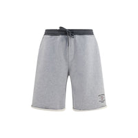 Brunello Cucinelli Gray Cotton Bermuda Shorts
