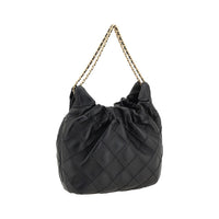 Tory Burch Black Calf Leather Bos Taurus Handbag