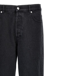A.P.C. Black Cotton Straight-Leg Jeans