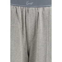 Kenzo Gray Cotton Joggers (Workout Pants)