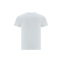 Comme Des Garçons Play White Cotton T-Shirt