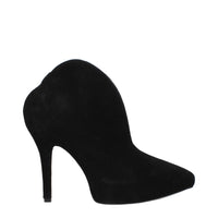 Alaïa Black Leather Ankle Boots