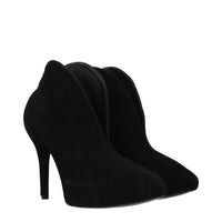 Alaïa Black Leather Ankle Boots