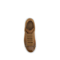 Alexander McQueen Brown Calf Leather Bos Taurus Chunky Sneakers