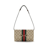 Gucci Brown Fabric Wallet