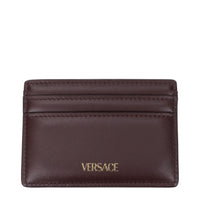 Versace Brown Leather Cardholder